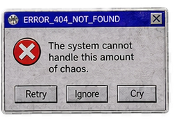 Error dialog